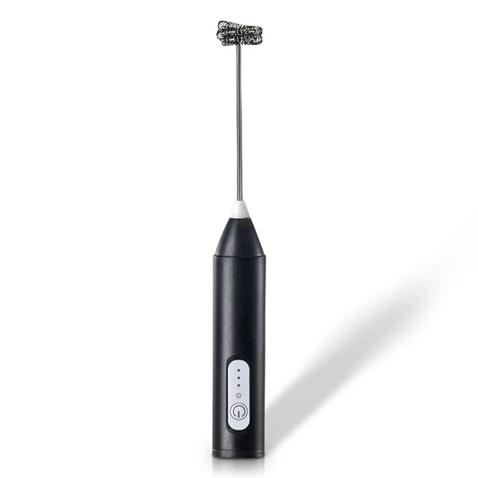 Cordless Electric Milk Frother, USB Mini Blender 3 Speeds Handheld Milk Foamer for Coffee, Cappuccino Foam Maker Whisk