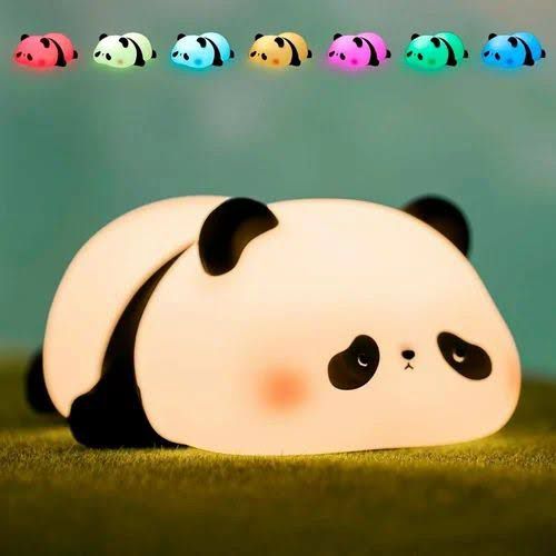 Cute LED Night Light Touch Sensor Cartoon Kid's Nightlights Silicone Child Holiday Christmas Gift Bedside Lamp Bedroom Decor