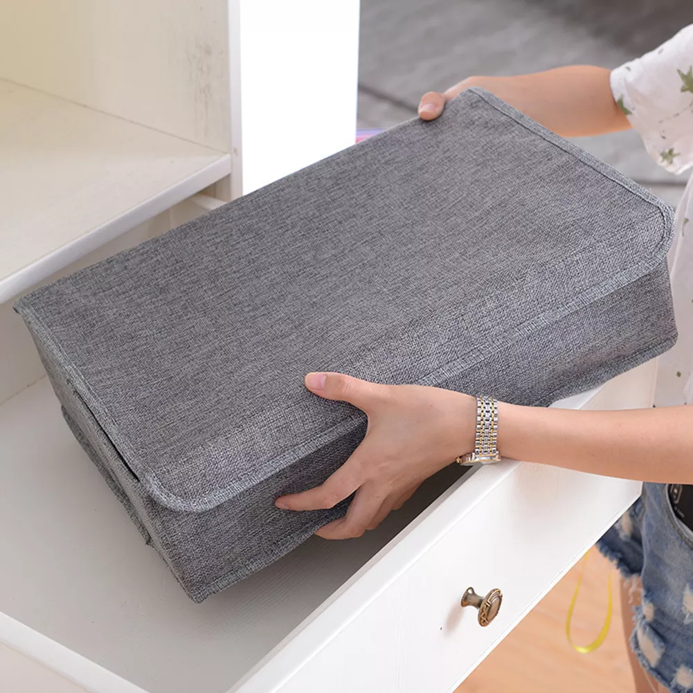SimpleSelect.pk® Household Storage Boxes Drawer Mesh Fabric Storage Boxes Underwear Socks Folding Storage Boxes - Simple Select