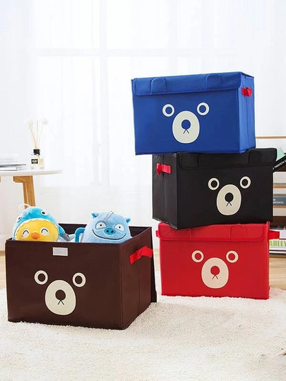 Simpleselect.pk® Fabric MiniBear Storage Box