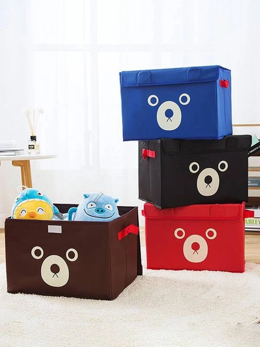 Simpleselect.pk® Fabric MiniBear Storage Box