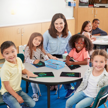 Simpleselect.pk® LCD Writing Tablet for Kids, Reusable Magic Drawing Board, Graffiti Sketchpad & Handwriting Blackboard, Eco-Friendly Educational