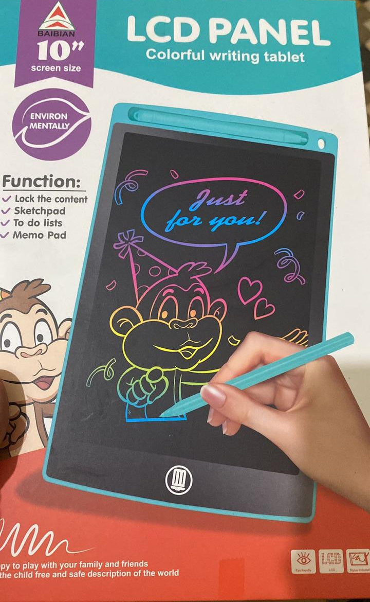 Simpleselect.pk® LCD Writing Tablet for Kids, Reusable Magic Drawing Board, Graffiti Sketchpad & Handwriting Blackboard, Eco-Friendly Educational