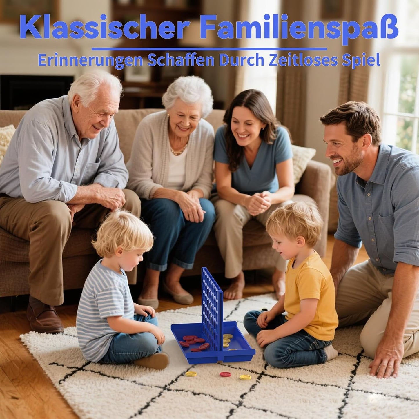 Simpleselect.pk® Four In A Row Bingo Chess Connect Classic Family Board Game Toys Fun Educational Toy for Kids Children Entertainment Game - Simple Select