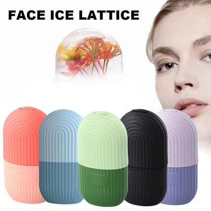 SimpleSelect.pk® Silicone Ice Facial Roller Face Lifting Contouring Tools Ice Cube Cooling Facial Edema Eye Body Massager Beauty Skin Care Tools - Simple Select