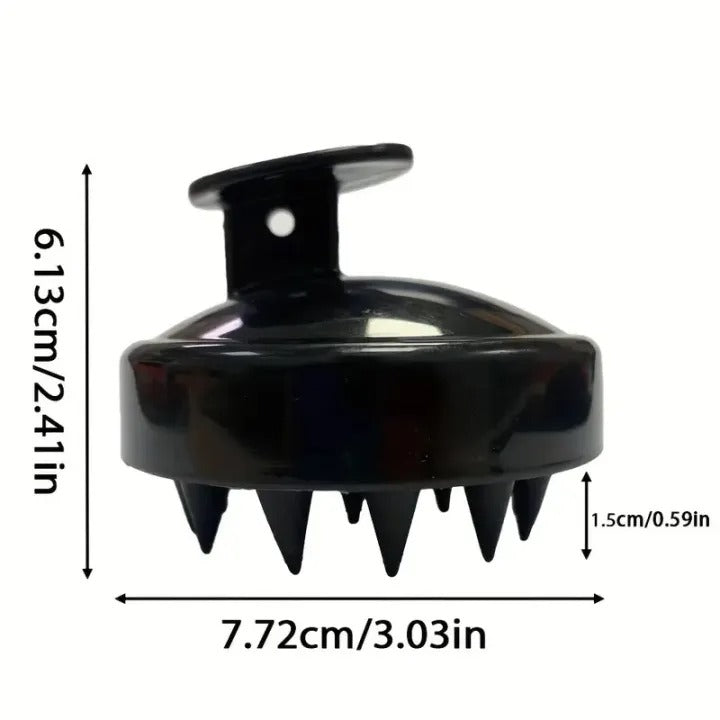 SimpleSelect.pk® Silicone Shampoo Brush Head Scalp Massage Comb Hair Root Itching Clean The Scalp Thoroughly Body Massage Brush Bath Brush - Simple Select