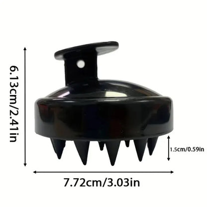 SimpleSelect.pk® Silicone Shampoo Brush Head Scalp Massage Comb Hair Root Itching Clean The Scalp Thoroughly Body Massage Brush Bath Brush - Simple Select