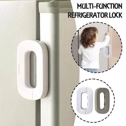 Simpleselect.pk® Household refrigerator lock freezer door lock toddler children's cabinet safety lock baby anti-pinching safety for baby