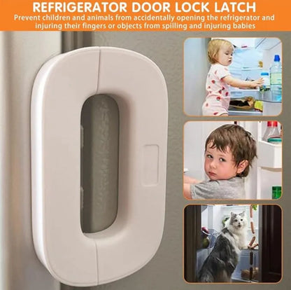 Simpleselect.pk® Household refrigerator lock freezer door lock toddler children's cabinet safety lock baby anti-pinching safety for baby