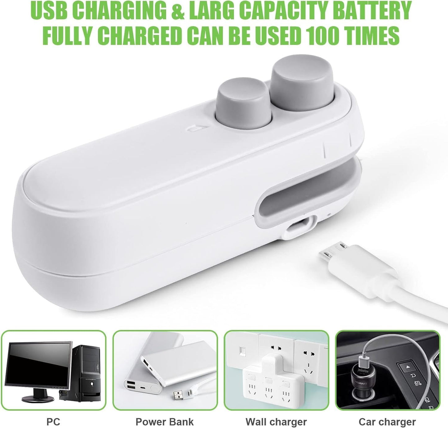 Simpleselect.pk® Mini Sealing Machine, Mini Portable Sealer, Food bag Heat Sealing Device - Simple Select