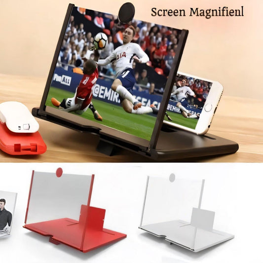 High Quality Phone Screen Magnifier High Definition Mobile Screen Magnifier Video Amplifier Phone Stand Holder