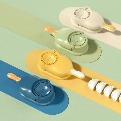 2 in1 Dumpling Maker DIY Kit Wrapper Presser Dough Pressing Ideal for Home Cooking Dough Skin Molder Machine Kitchen Gadgets