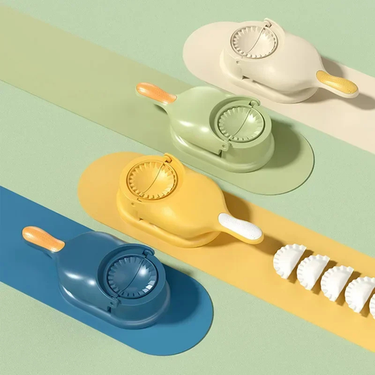 2 in1 Dumpling Maker DIY Kit Wrapper Presser Dough Pressing Ideal for Home Cooking Dough Skin Molder Machine Kitchen Gadgets