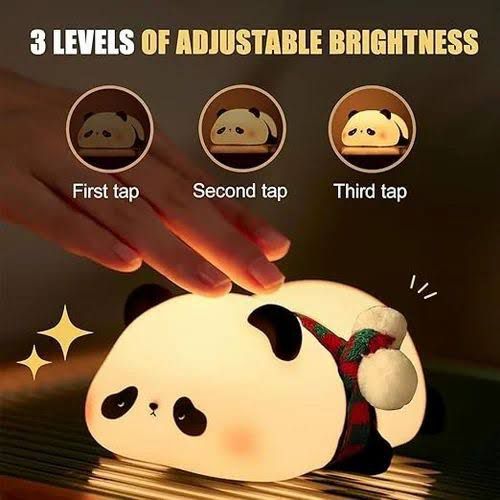 Cute LED Night Light Touch Sensor Cartoon Kid's Nightlights Silicone Child Holiday Christmas Gift Bedside Lamp Bedroom Decor