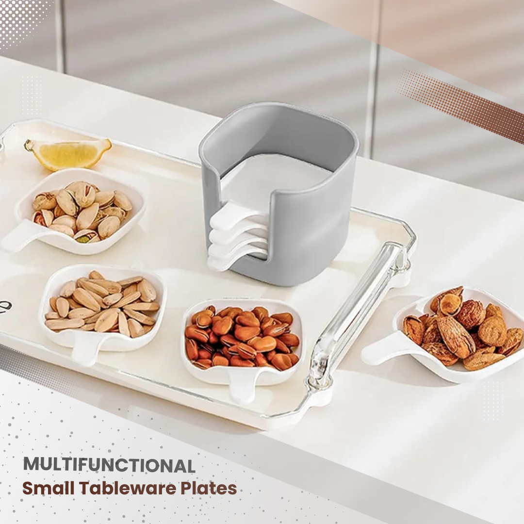 6 Pack Sauce Serving Bowls, Dipping Bowls with Handles and Stacking Storage for Candies, Desserts, Appetizers, Nuts, Seasonings