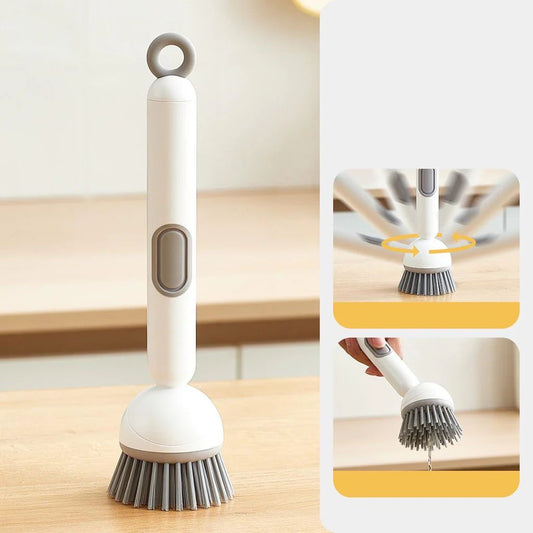 Adjustable Cleaning Brush with Liquid Dispenser 🧽✨