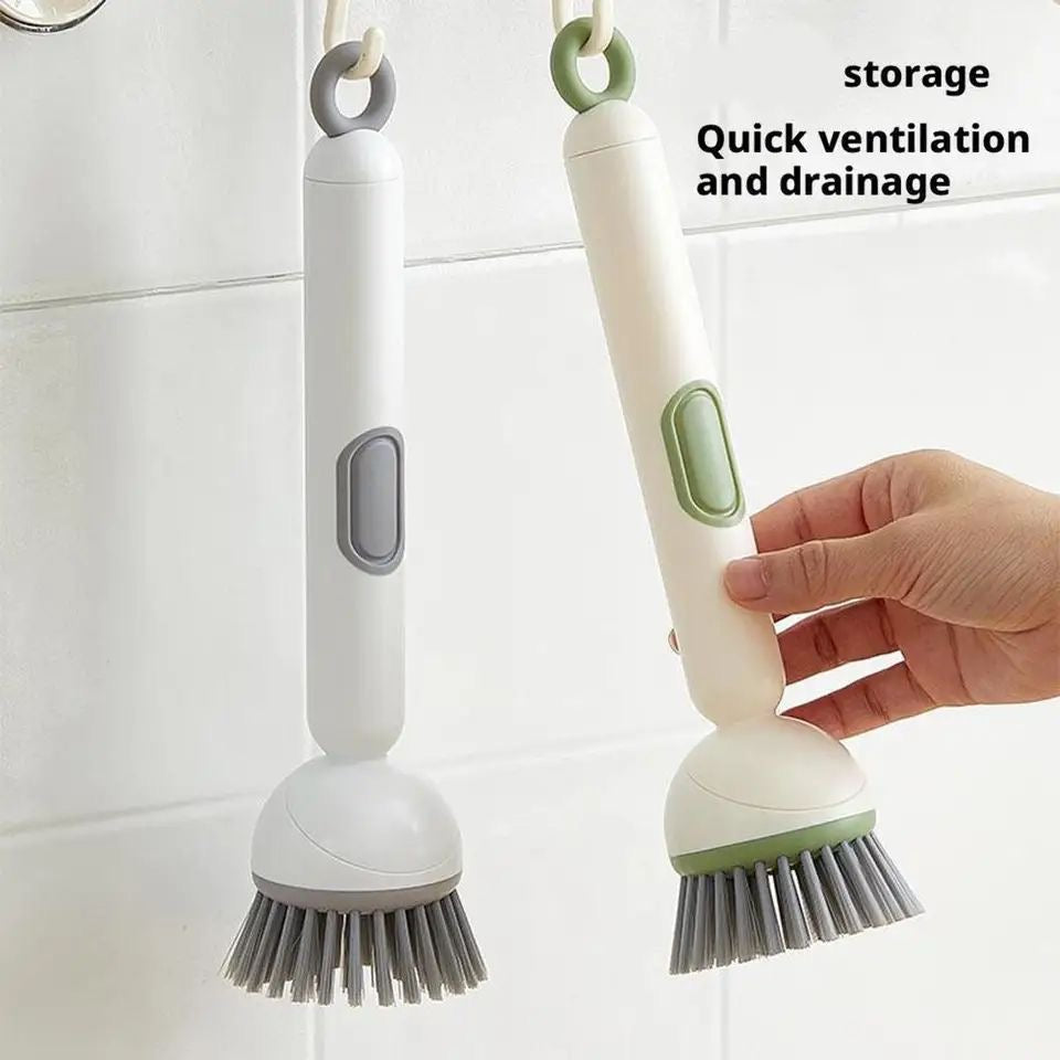 Adjustable Cleaning Brush with Liquid Dispenser 🧽✨ - Simple Select