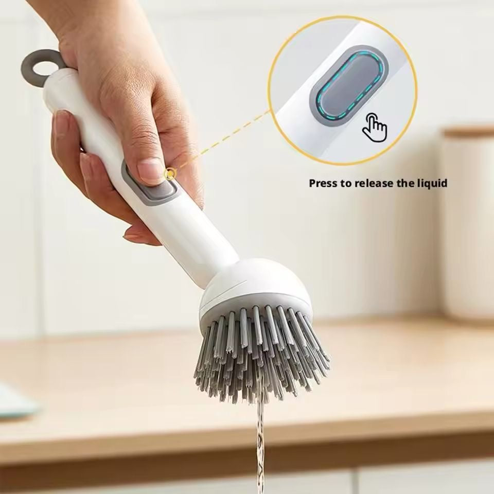 Adjustable Cleaning Brush with Liquid Dispenser 🧽✨ - Simple Select