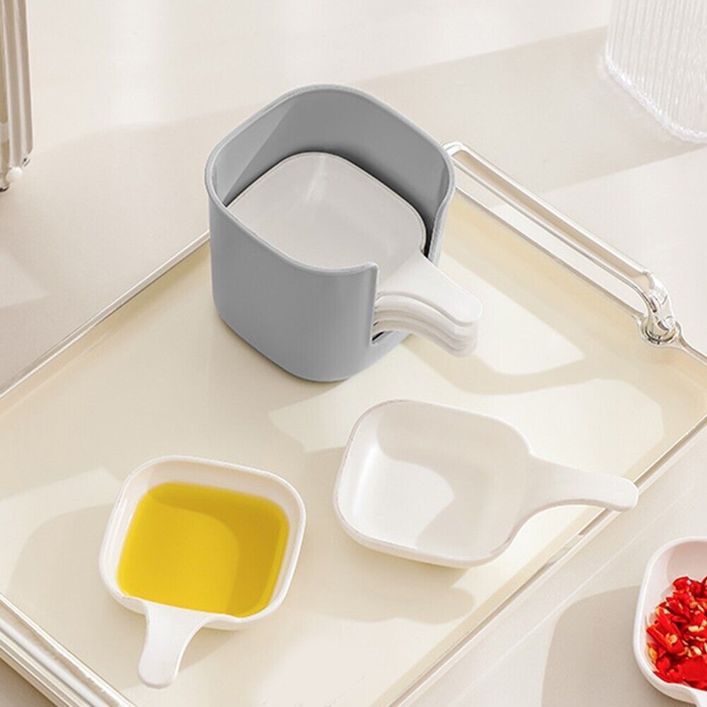 6 Pack Sauce Serving Bowls, Dipping Bowls with Handles and Stacking Storage for Candies, Desserts, Appetizers, Nuts, Seasonings