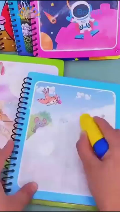 Reusable Water Drawing Book – Magic Water Painting Book for Kids 🎨💧