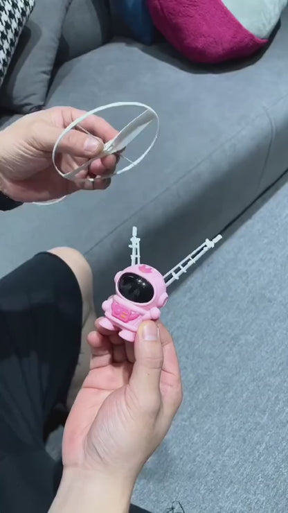 Mini Astronaut Drone Cartoon Spaceman Flying Robot Toys with USB Charging Hand Control Helicopter Toys for Kids